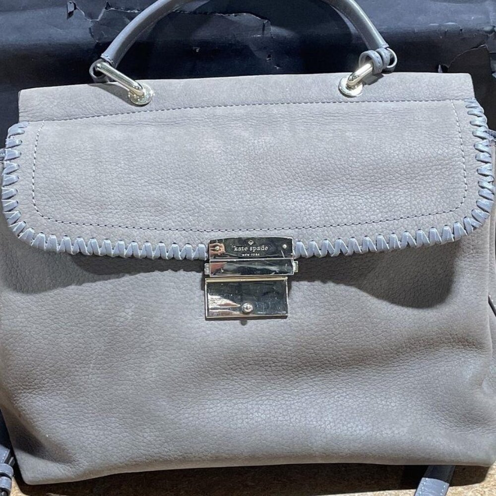 Kate Spade Suede Top Handle Crossbody with Tassel